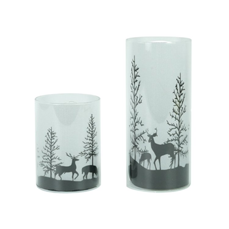 Christmas Candle Holders & Village Decor