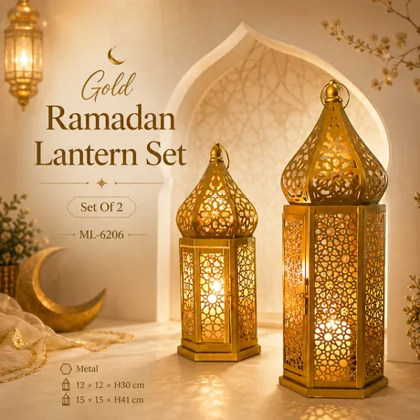 Ramadan Lanterns ML-6206 set of 2