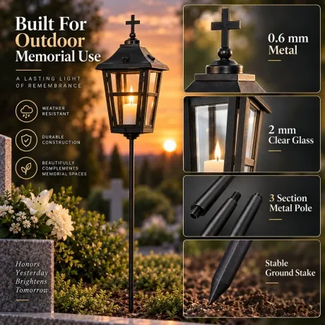 Cemetery Lantern ML-5684B L