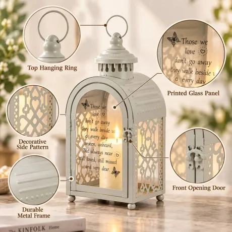 Cemetery Lantern ML-5734-27.5GR