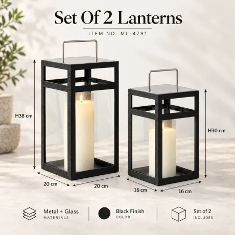 Metal Lantern ML-4791