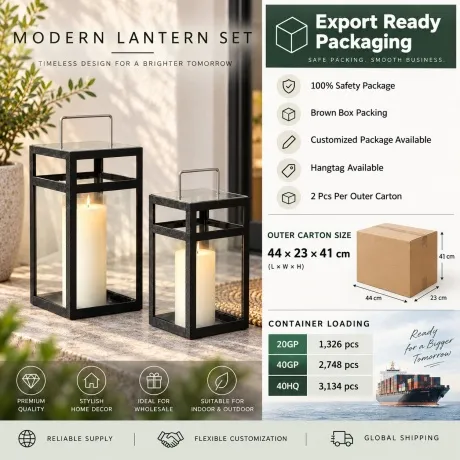 Metal Lantern ML-4791