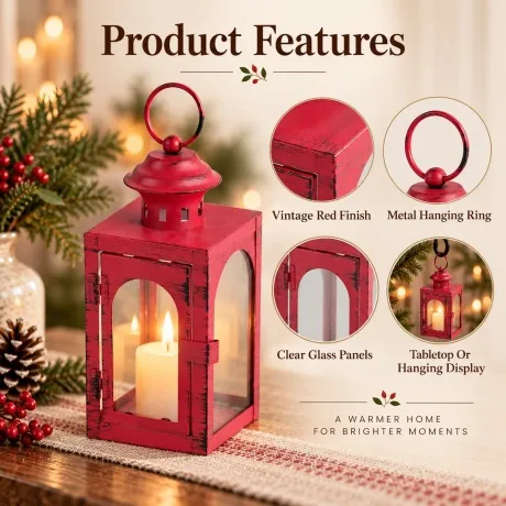 Metal Lantern ML-5742-19R