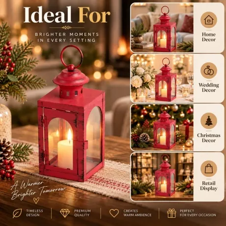 Metal Lantern ML-5742-19R