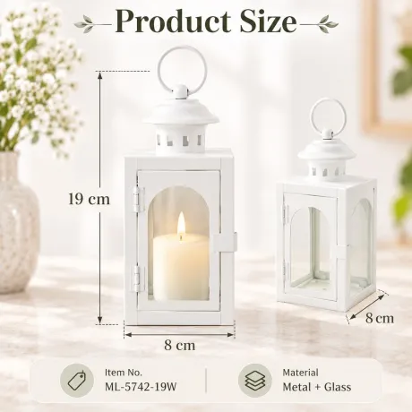 Metal Lantern ML-5742-19W
