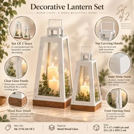 Metal Lantern ML-5756