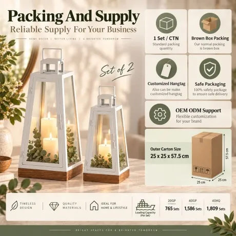 Metal Lantern ML-5756