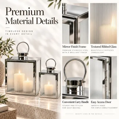 Stainless Steel Lantern ML-5732