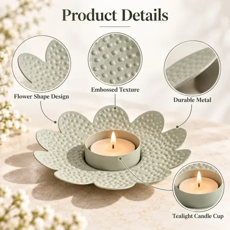 Tealight Candle Holder CH-34112-2BG