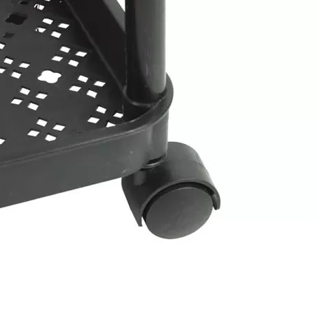 3 tier rolling utility cart storage trolley with hooks and handles wholesale suppliers