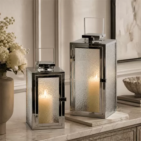 How to Style Glass Candle Lanterns for a Warm, Elevated Home