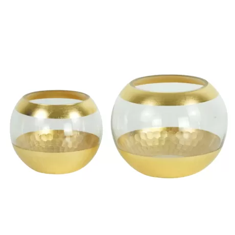 Glass Candle Holder CH-33907