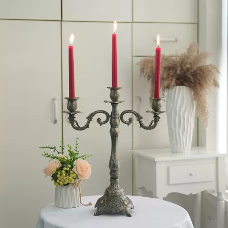 Stem Candle Holder CH-33850-3 White