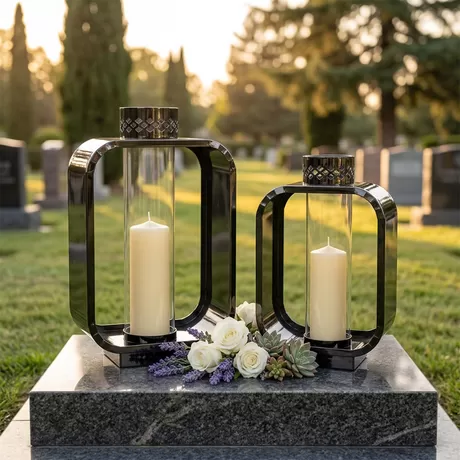 Cemetery Lantern ML-6008 Black