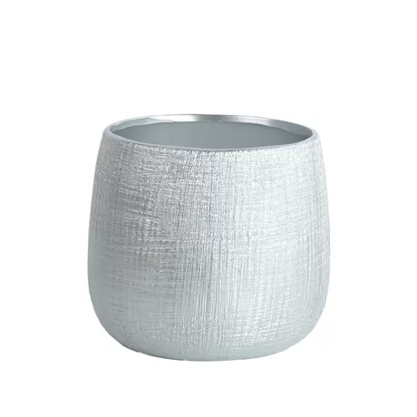 Ceramic Flower Pot FLP-317 Sliver