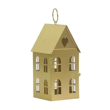 christmas village metal house ornament hanging candle holder decor wholesale suppliers
