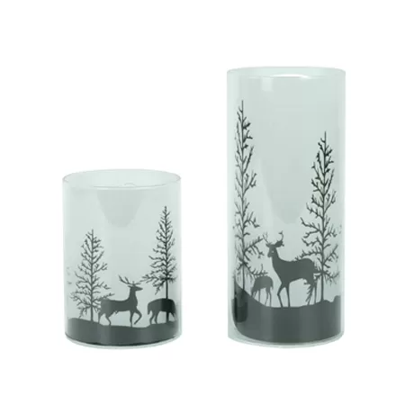 Crystal Candle Holder CH-34313 Set of 2
