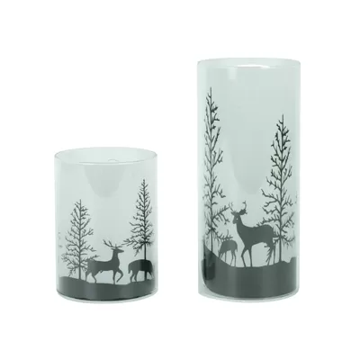Crystal Candle Holder CH-34313 Set of 2