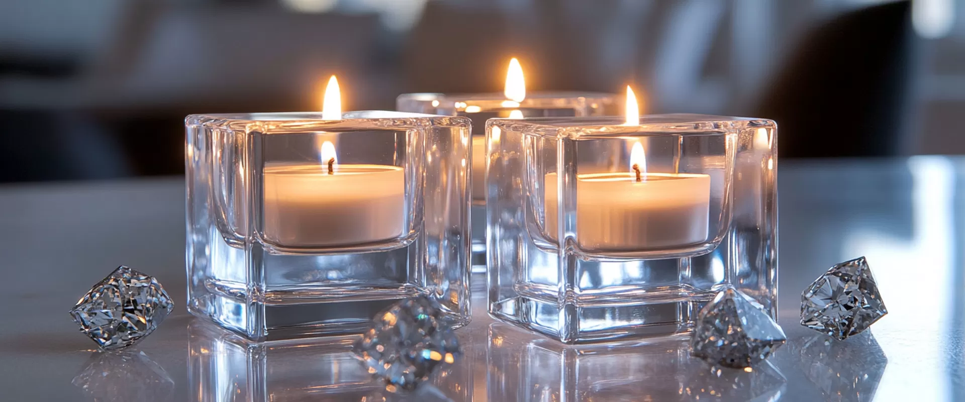 Crystal Candle Holder