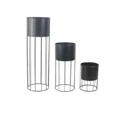 Floor Flower Pot FLP-322 Black