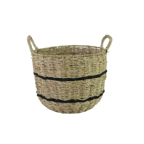 Hand-Woven Seagrass Storage Basket FYDBT-240