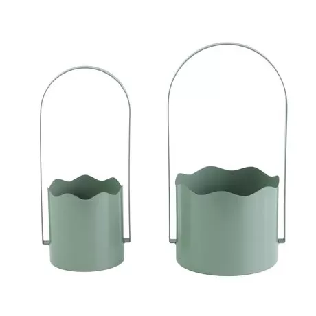 metal flower pot flp 779 set of 2 factory