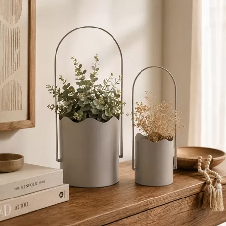 metal flower pot flp 779 set of 2 manufacturer