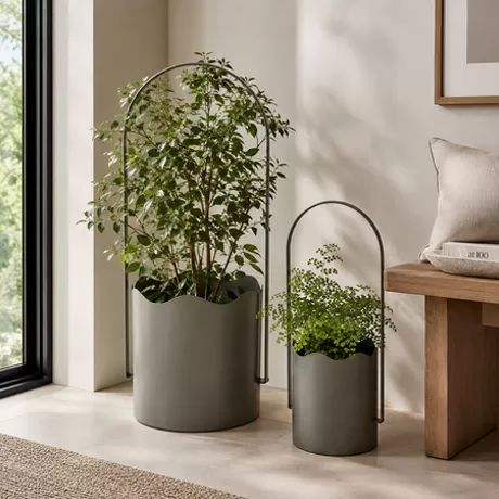 metal flower pot flp 779 set of 2 supplier