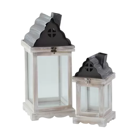 Metal Lantern ML-5976 Set of 2