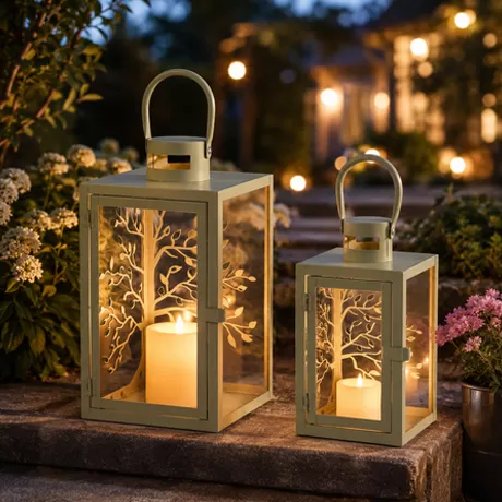 metal lantern ml 6110 set of 2 wholesale suppliers
