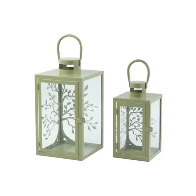 Metal Lantern ML-6110 Set of 2