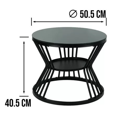 metal side coffee table ctb 158 2