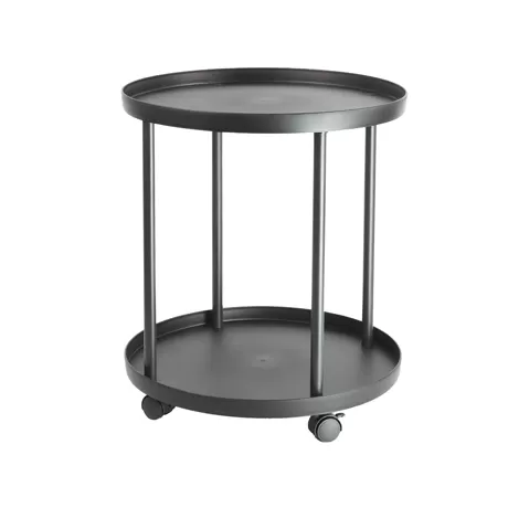 mobile 2 tier storage cart round sofa side table organizer manufacturers