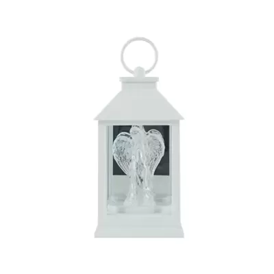 Plastic Lantern ML-5433-3 +ANGEL no. 2 White