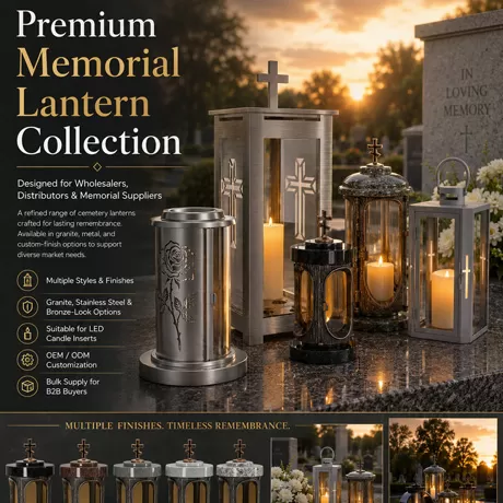 Premium Cemetery Lanterns for Wholesale Memorial Product Suppliers