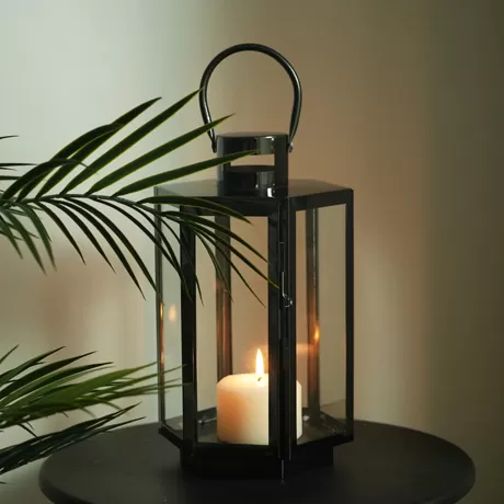 Stainless Steel Lantern ML-5570 Black