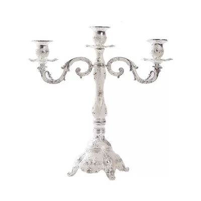 Stem Candle Holder CH-33850-3 White