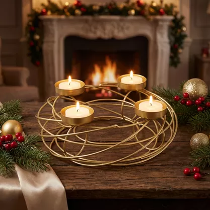 Why This Modern Gold Wireframe Candle holder Centerpiece is Essential for Q4 Retail Inventories